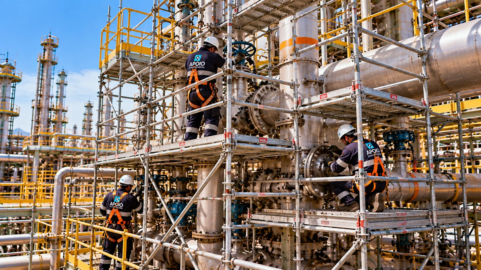 Acesso para manutenção industrial