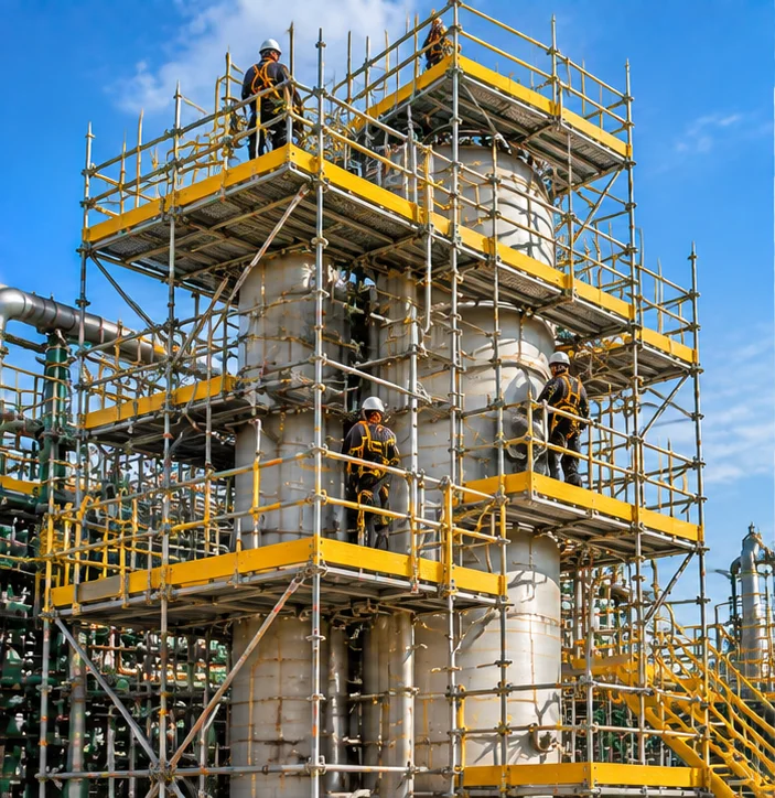 Acesso para manutenção industrial