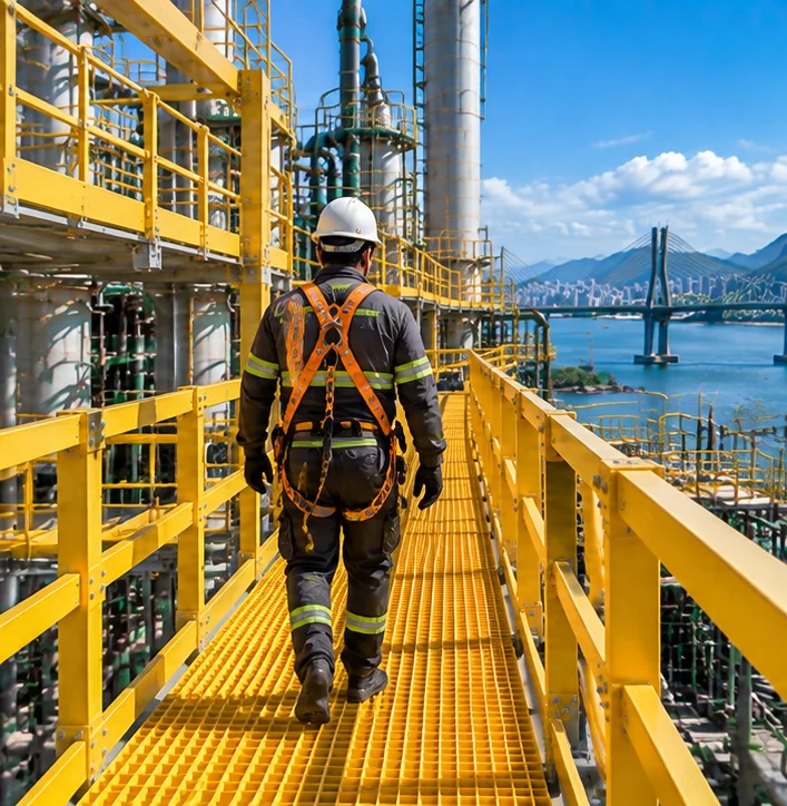 Acesso para manutenção industrial
