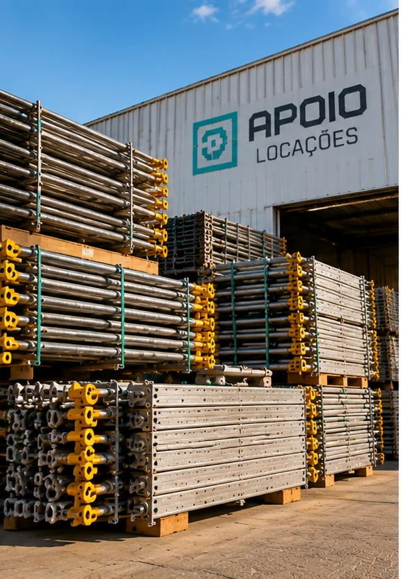 Aluguel de andaimes industriais