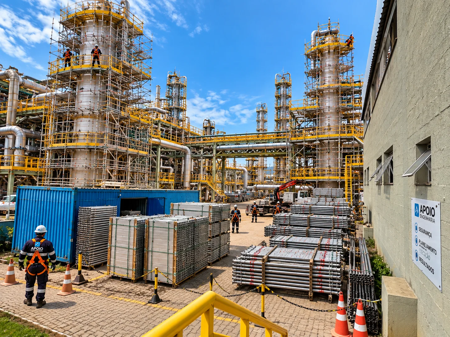 Andaimes industriais