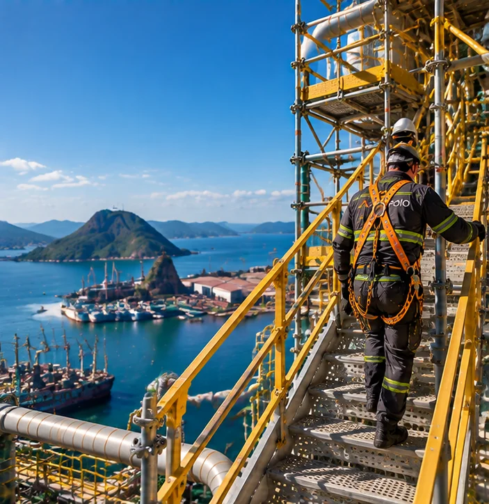 Andaimes industriais no Espírito Santo