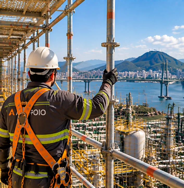 Andaimes industriais no Espírito Santo