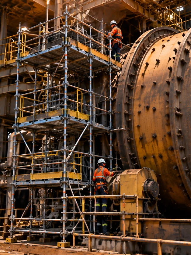 Andaimes para mineração