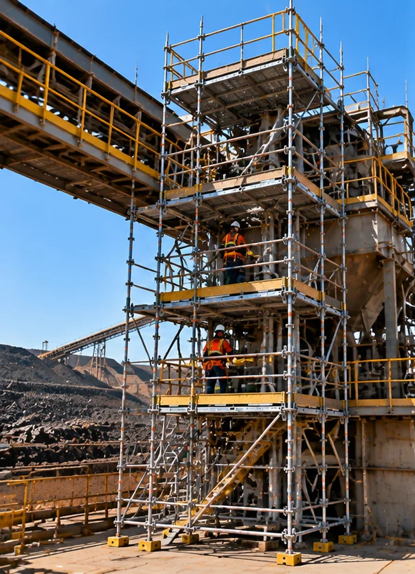 Andaimes para mineração