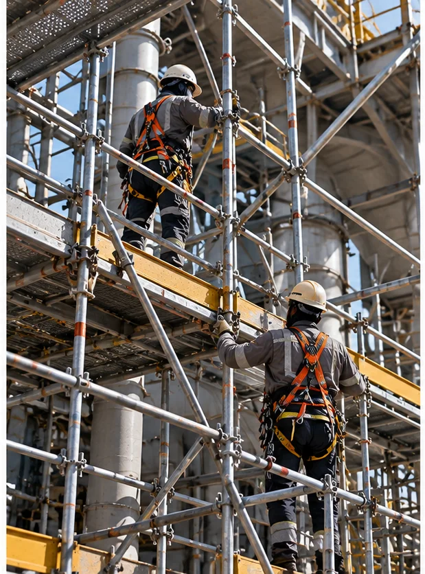 Contratação de empresa de andaimes industriais
