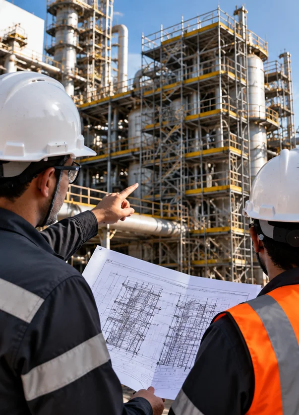 Dimensionamento de andaimes industriais