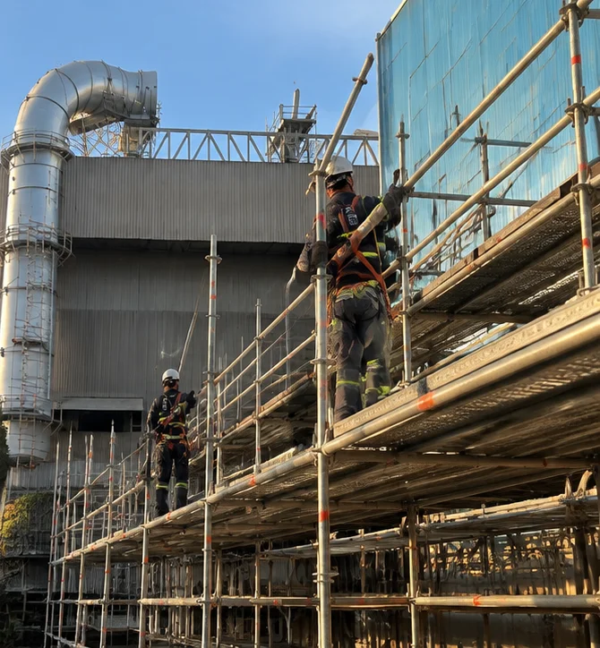 Empresa de montagem de andaimes industriais