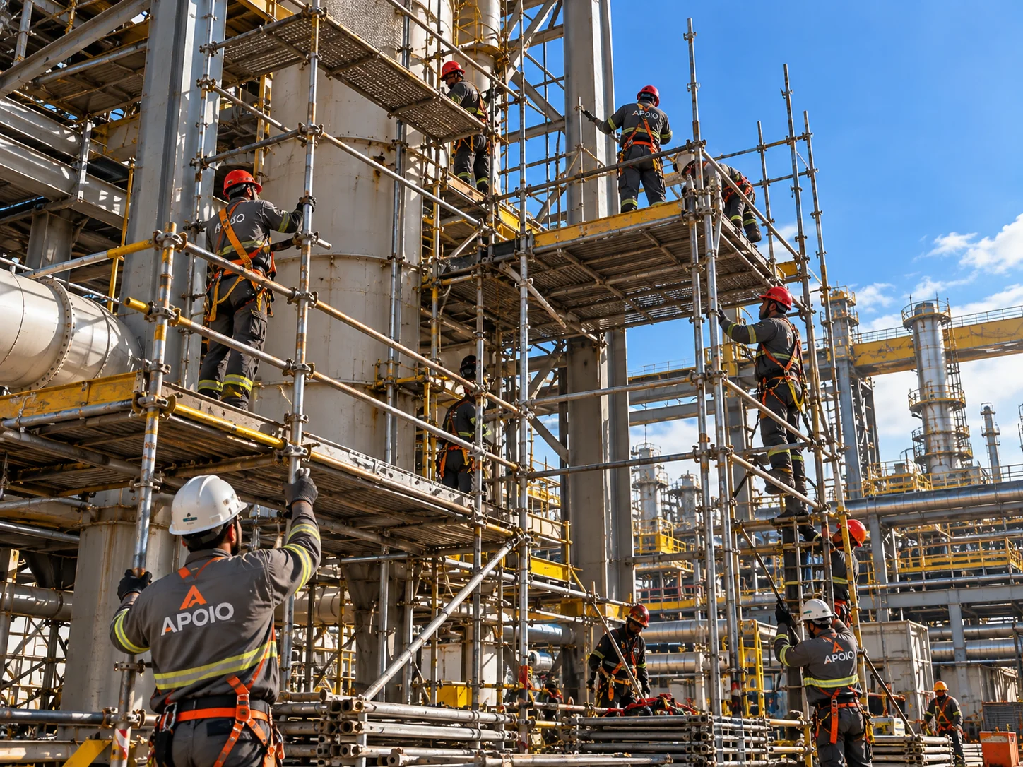 Empresa de montagem de andaimes industriais