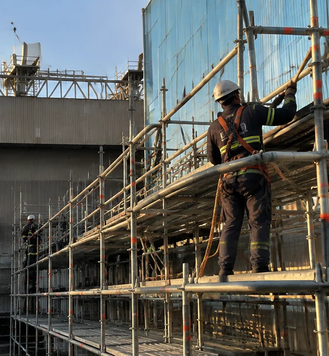 Empresa de montagem de andaimes industriais