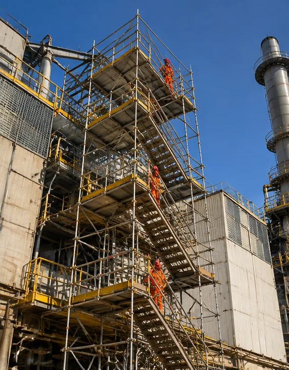 Engenharia de acesso em plantas industriais