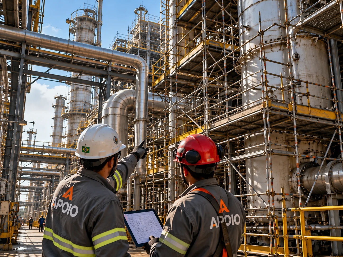 Engenharia de acesso em plantas industriais