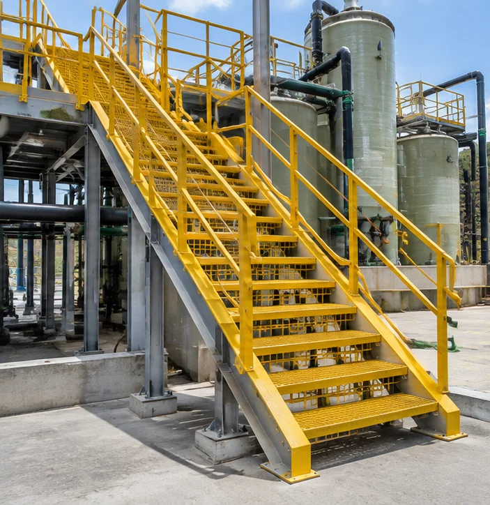 Escada em PRFV industrial