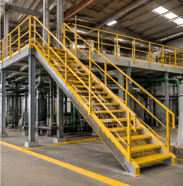 Escada em PRFV industrial