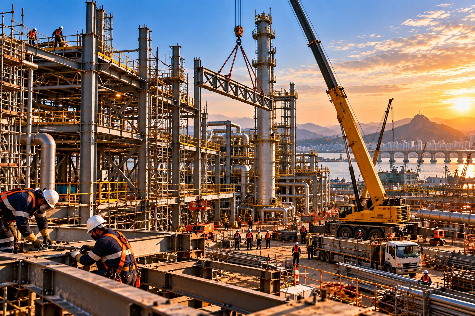Execução de obras industriais