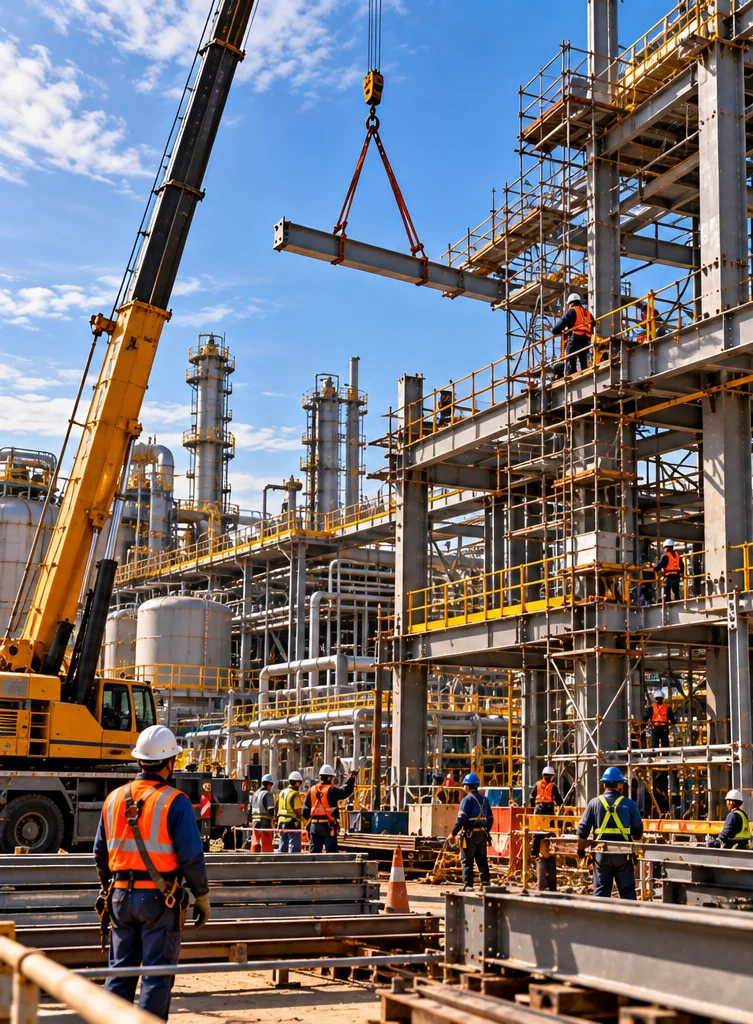 Execução de obras industriais