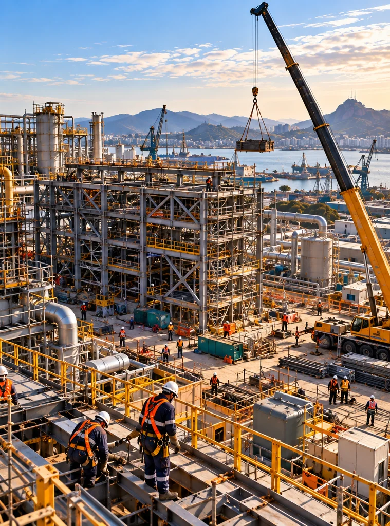 Execução de obras industriais