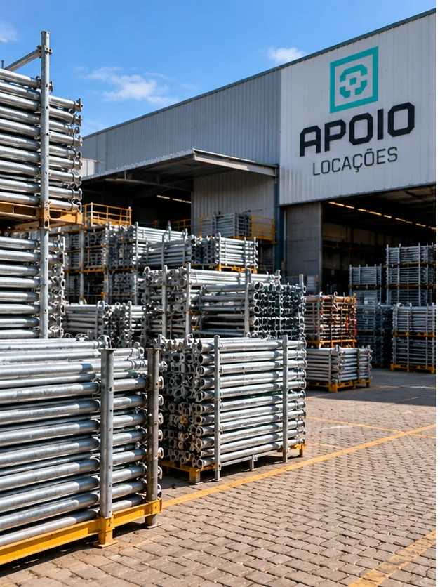 Fornecedor de andaimes industriais