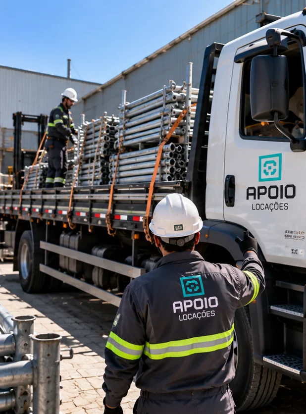 Fornecedor de andaimes industriais