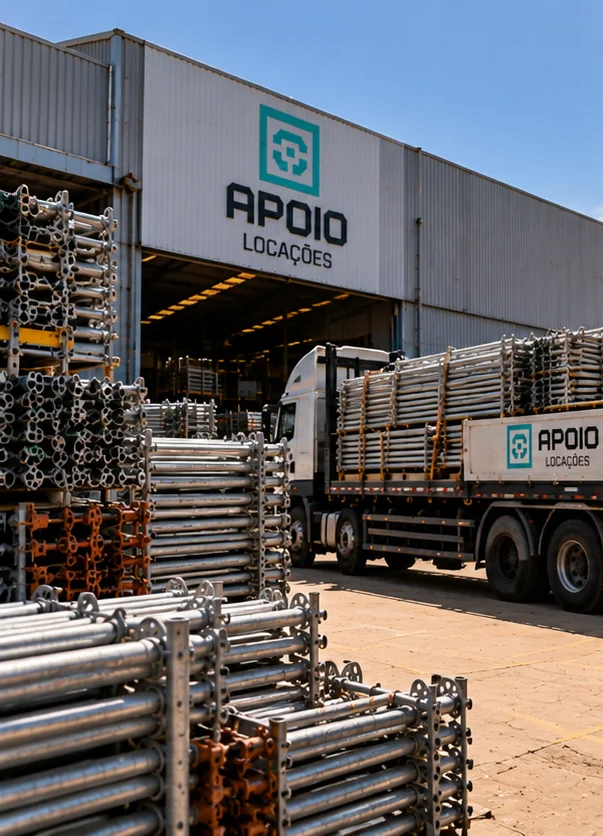 Fornecedor de andaimes para áreas industriais