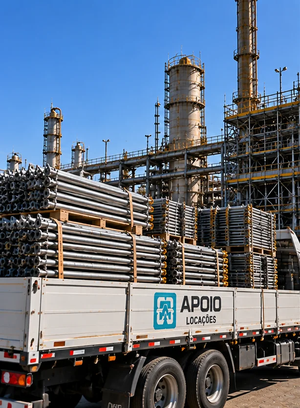 Locação de andaimes industriais Aracruz ES