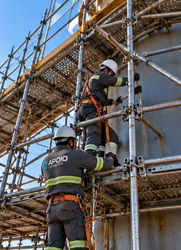 Locação de andaimes industriais Aracruz ES