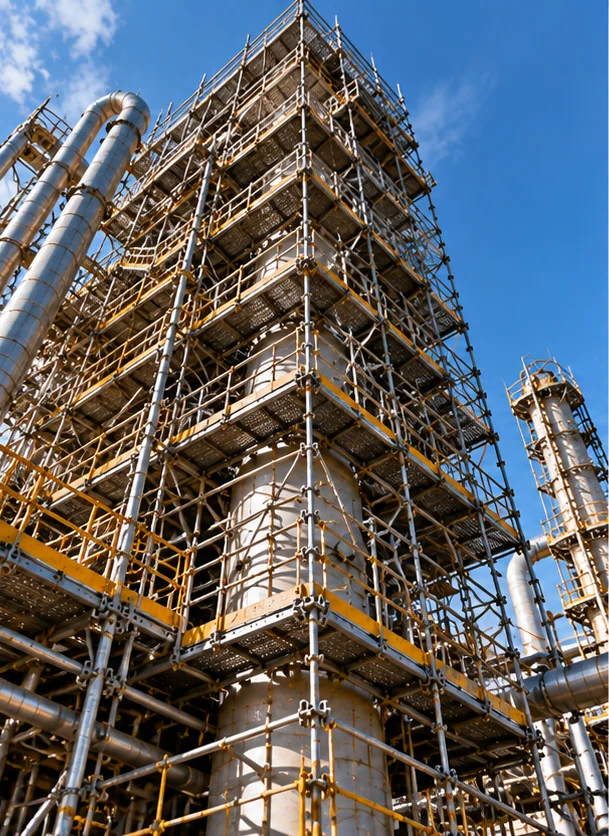 Locação de andaimes industriais com ART