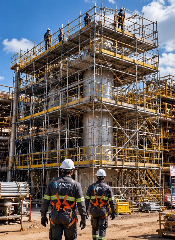 Locação de andaimes industriais em Minas Gerais