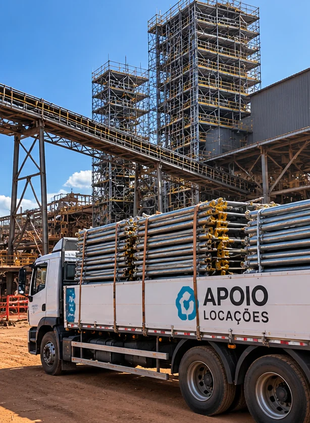 Locação de andaimes industriais em Minas Gerais
