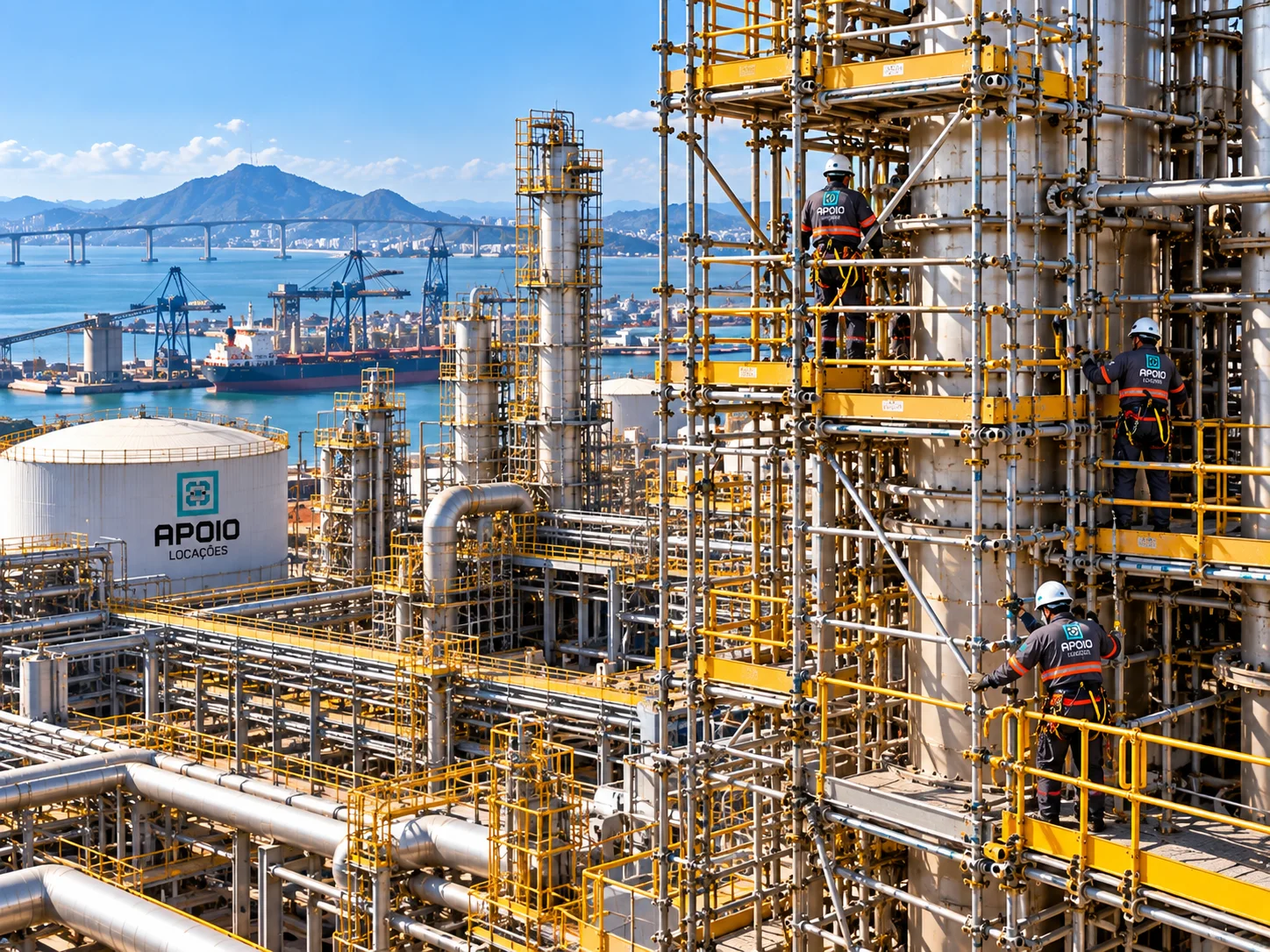 Locação de andaimes industriais Espírito Santo
