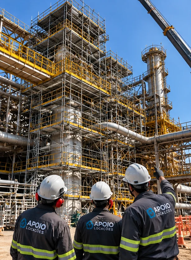 Locação de andaimes industriais Espírito Santo