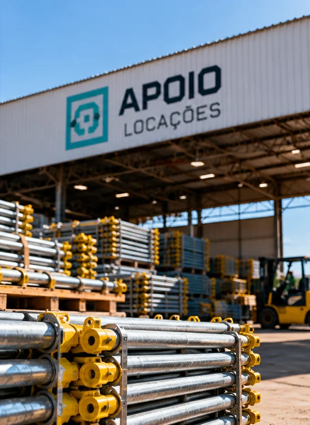 Locação de andaimes industriais por tonelada