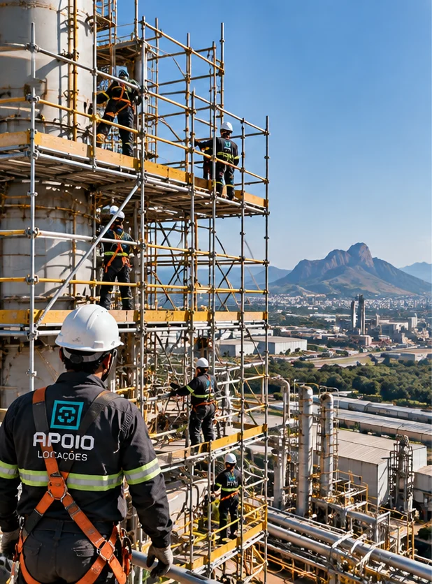 Locação de andaimes industriais Serra ES