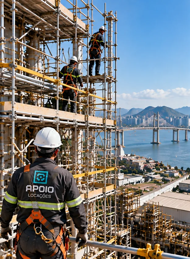 Locação de andaimes industriais Vitória ES