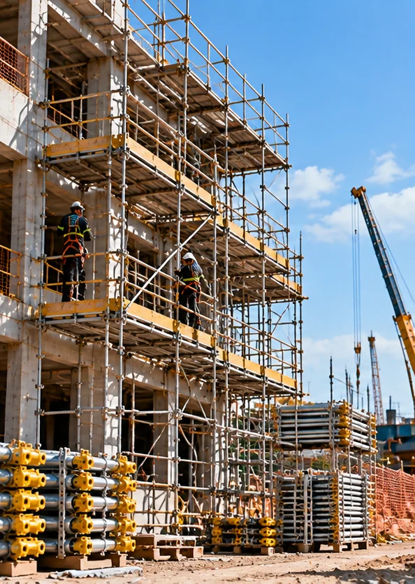 Locação de andaimes para obras