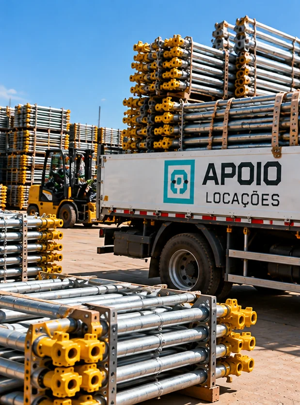 Locação de andaimes para obras