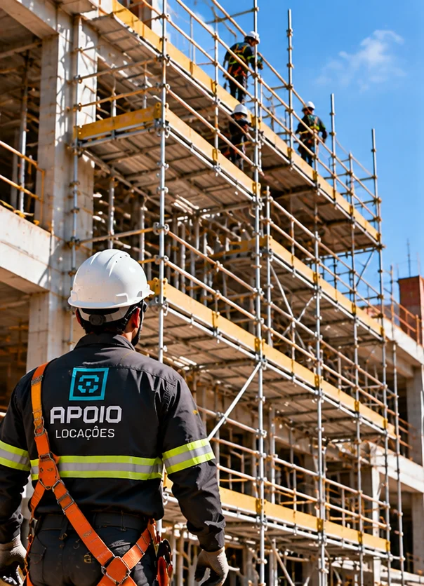 Locação de andaimes para obras