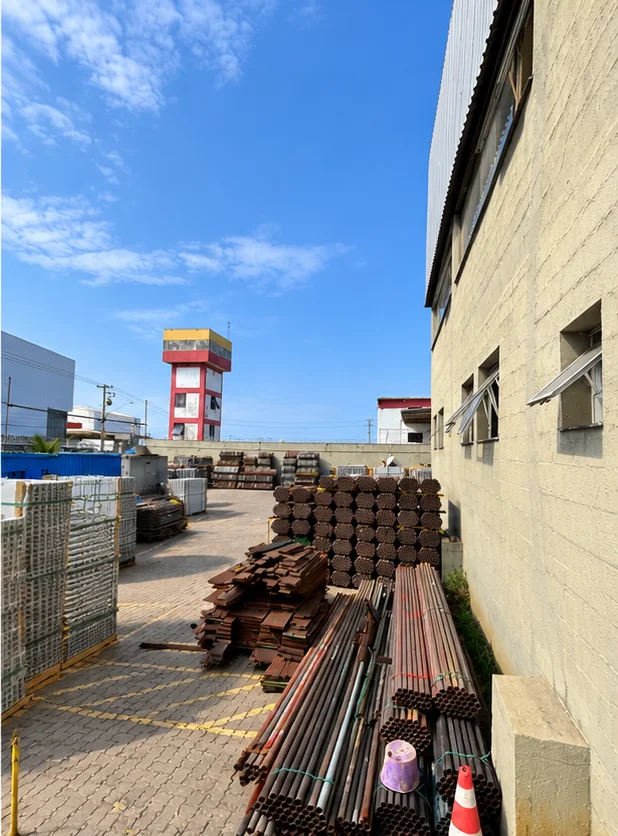 Locação de andaimes para plantas industriais