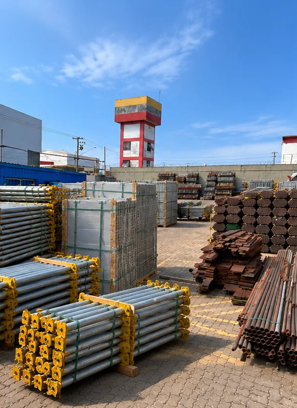 Locação de andaimes para plantas industriais
