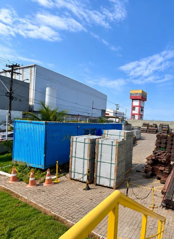Locação de andaimes para plantas industriais