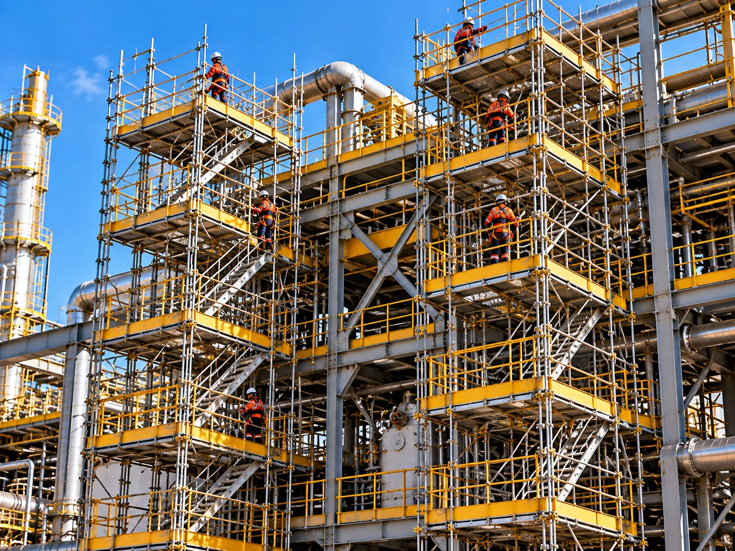 Locação de torres de andaime industrial