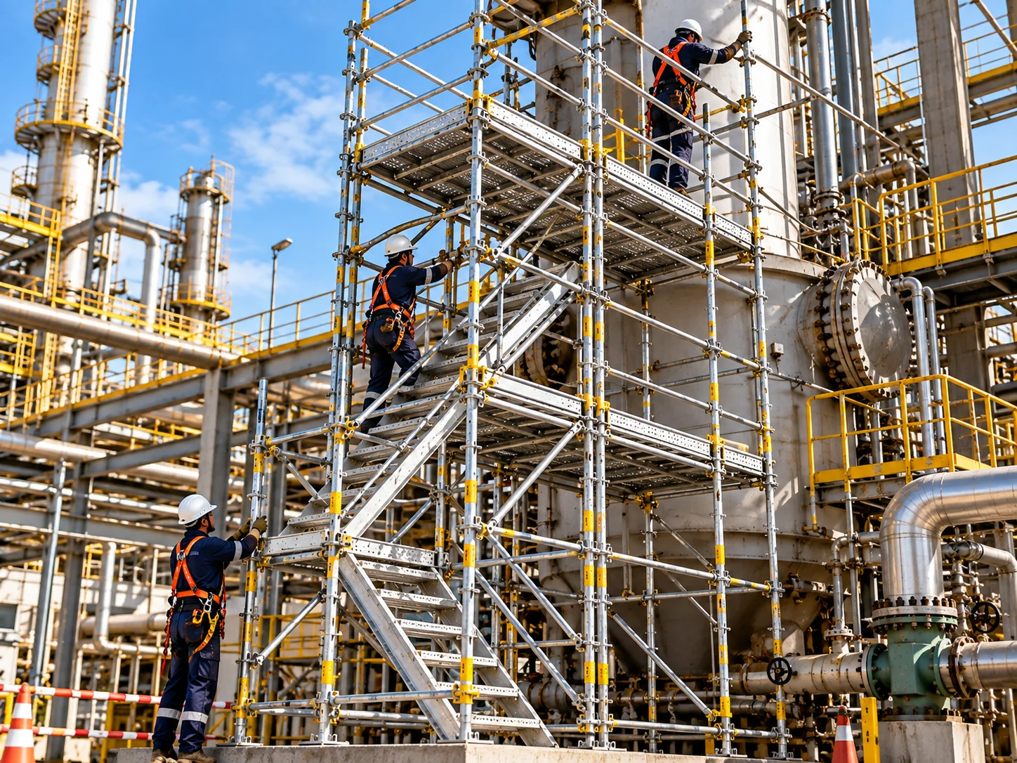 Montagem de acesso industrial