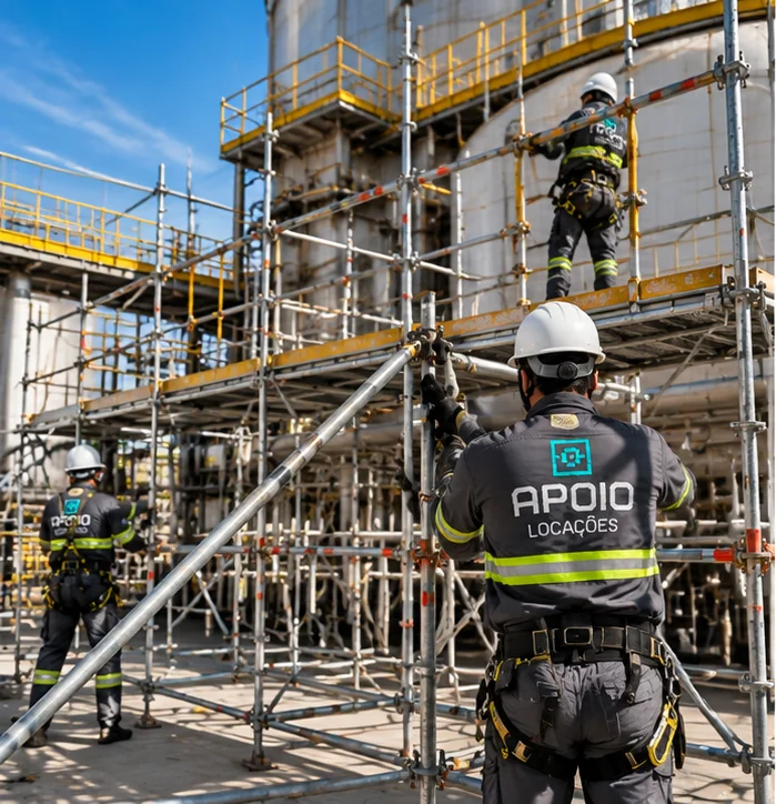 Montagem de acesso industrial