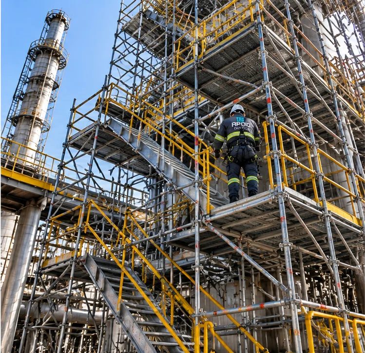 Montagem de acesso industrial