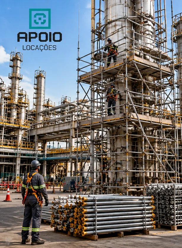 Montagem e desmontagem de andaimes industriais Anchieta ES
