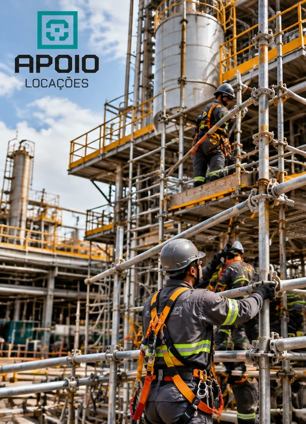 Montagem e desmontagem de andaimes industriais Anchieta ES