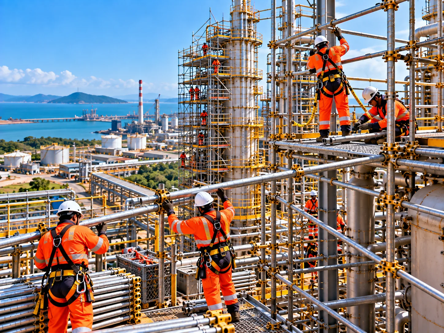 Montagem e desmontagem de andaimes industriais Anchieta ES