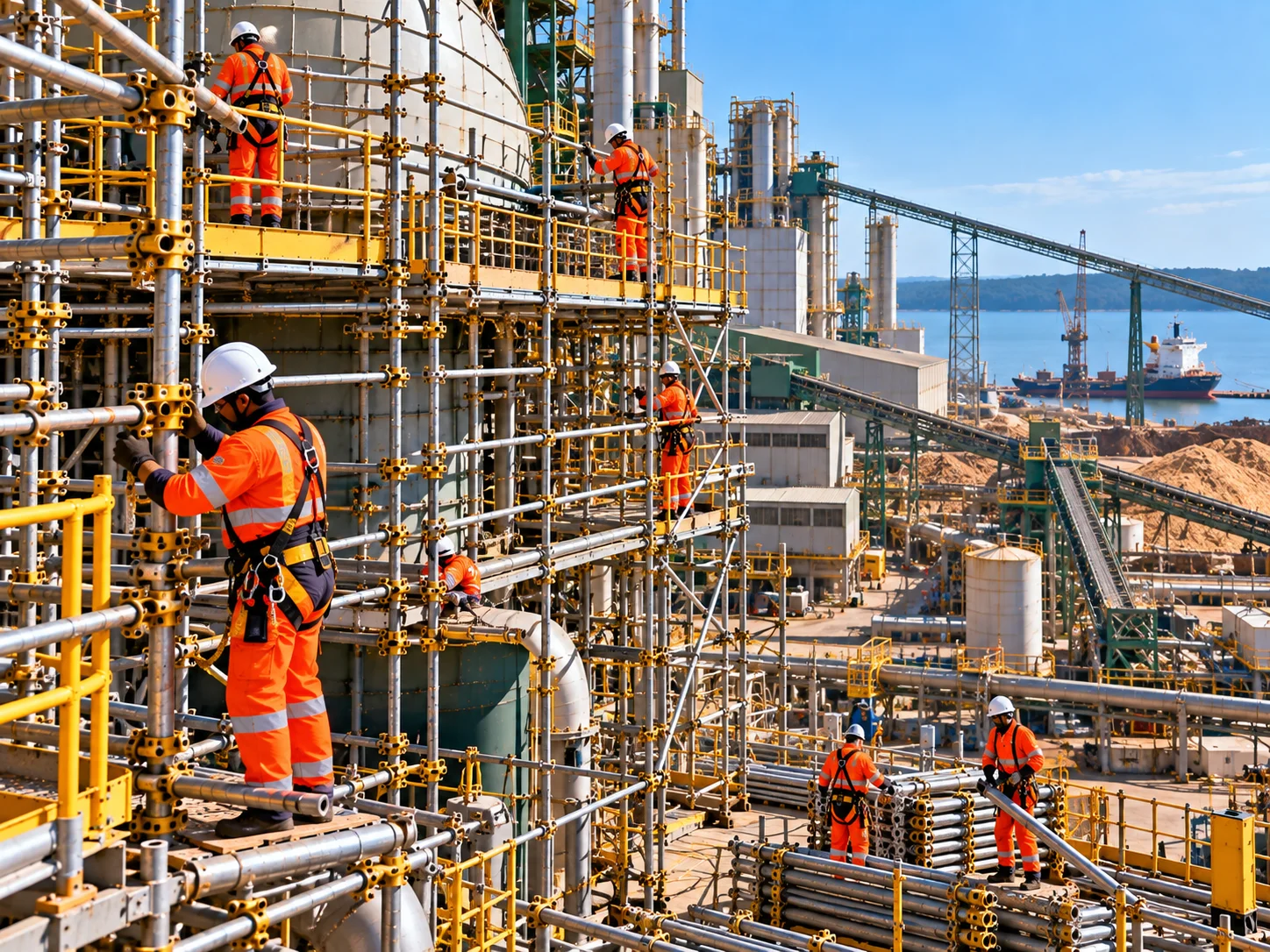 Montagem e desmontagem de andaimes industriais Aracruz ES