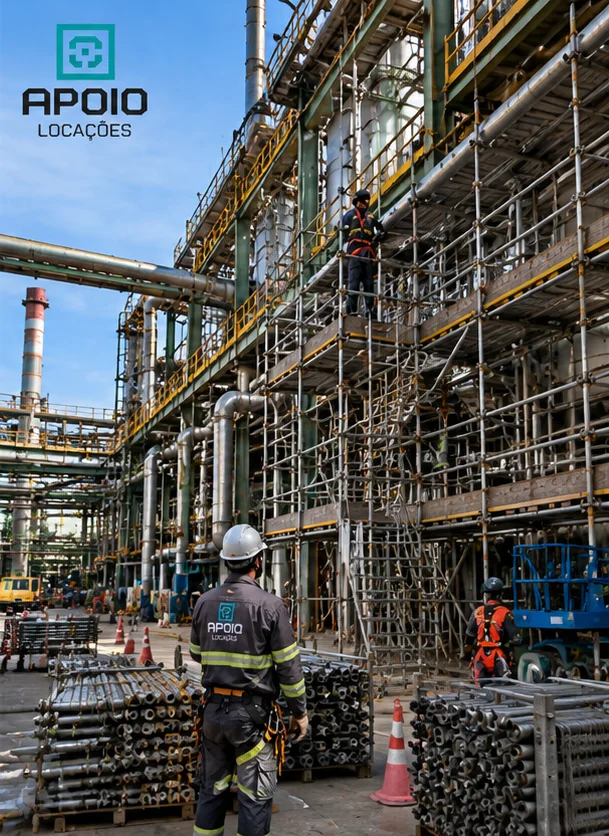 Montagem e desmontagem de andaimes industriais Aracruz ES