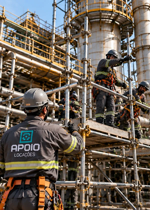 Montagem e desmontagem de andaimes industriais Espírito Santo